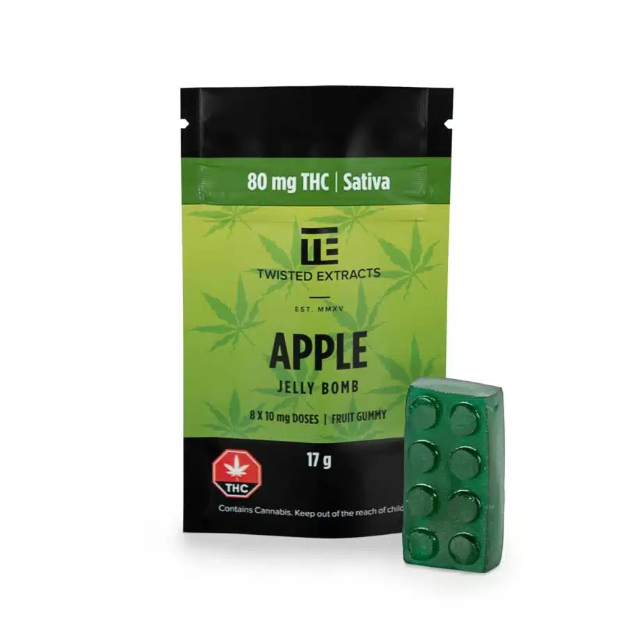Jelly Bomb - Apple (80mg) Sativa