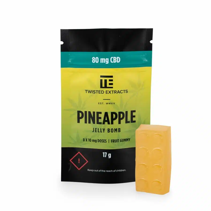 Jelly Bomb - Pineapple (80mg) CBD