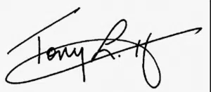tonysignature I May 24th, 2021 - Menu Updates + Company News